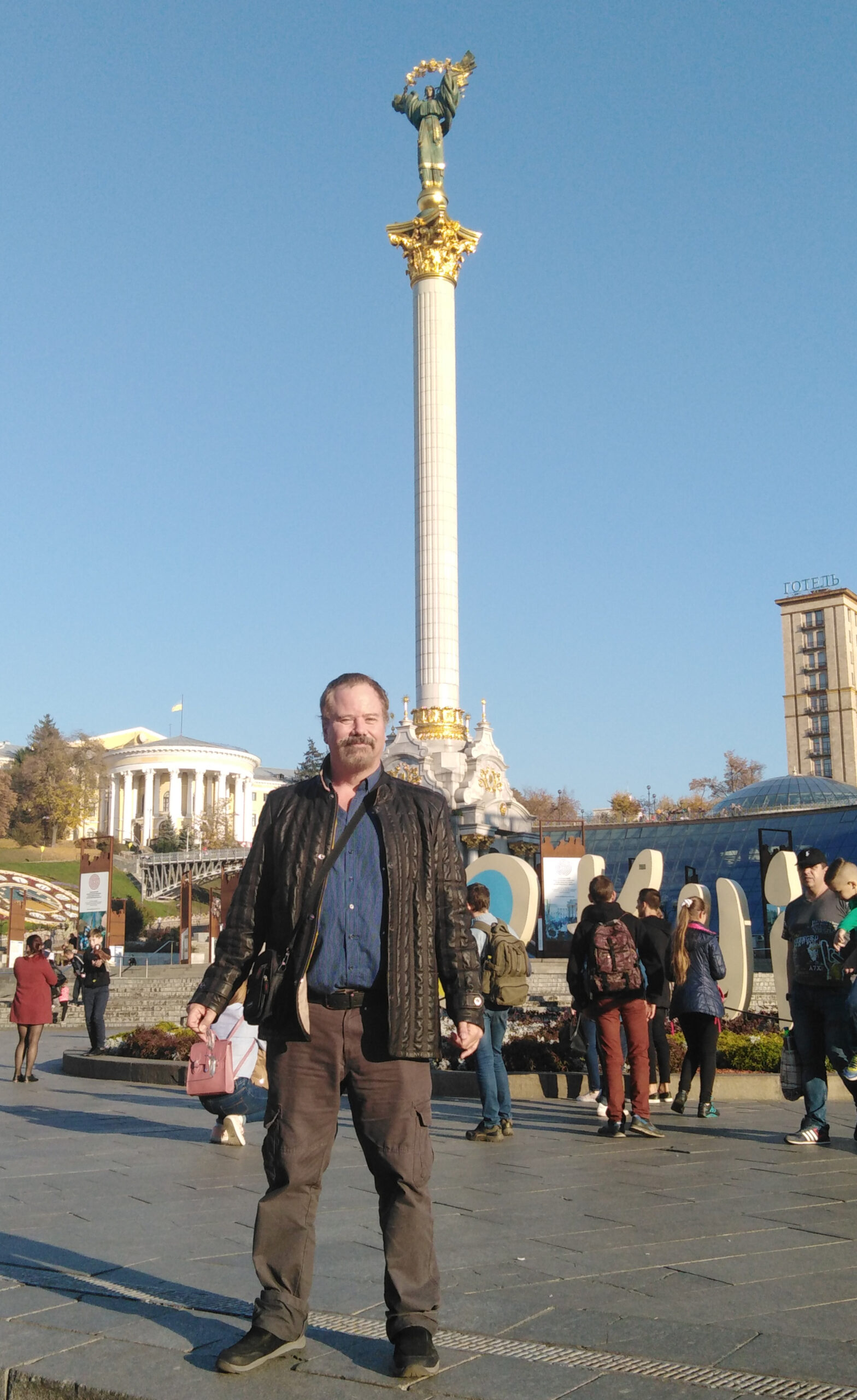 Steve Devoy in Kyiv, Ukraine